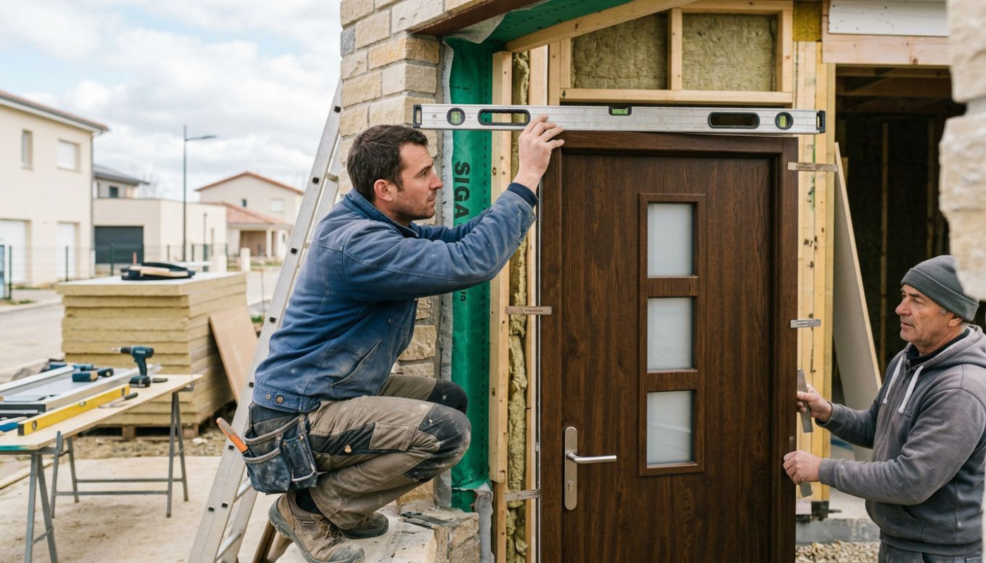 Installer une porte d’entrée : les erreurs à éviter absolument